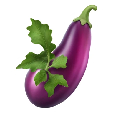 Pink eggplant sticker