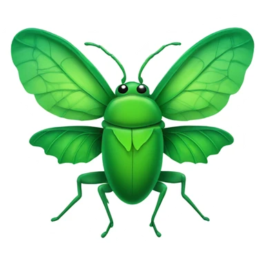 Green aesthetic bug report  sticker
