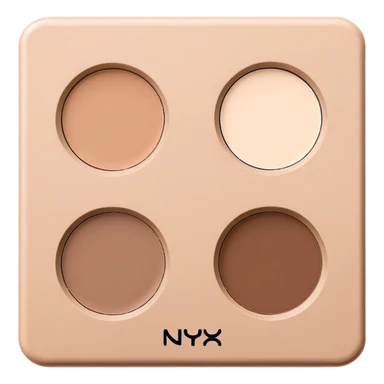 NYX Professional Makeup 3 Steps(circle)Sculpting Palette  sticker