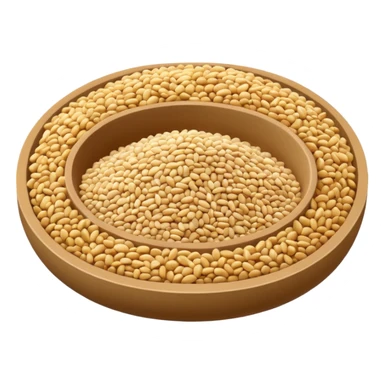 a bunch of sesame seeds sticker