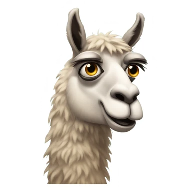 sad lama  sticker