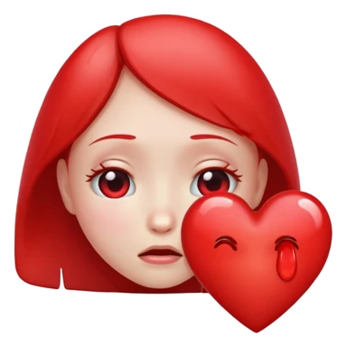 NÃO CHORAS É PRA CHORAS MEME CORAÇÃO VERMELHO sticker