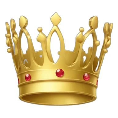 Poker king no background yellow gold crown sticker