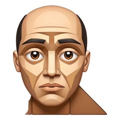 Gualdim Pais templar in cubism mode sticker