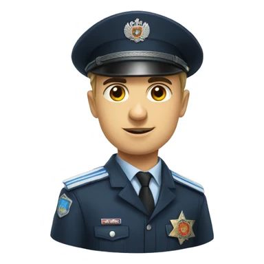 Russian police  sticker