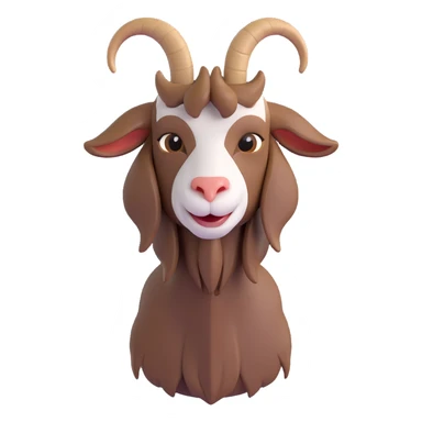 A goat sticker