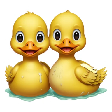 Rotting ducklings smile lovecraftian horror sticker