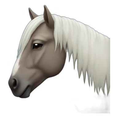 sleeping spirit horse sticker