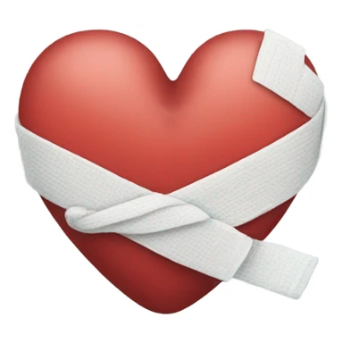 bandaged heart sticker
