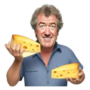 Jeremy clarkson stealing cheese from james may sticker