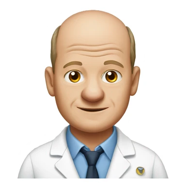 Olaf Scholz as caregiver sticker