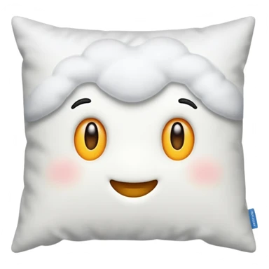 Comfy pillow sticker