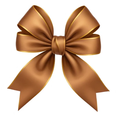 🎀 mude a cor do laço para marrom  sticker