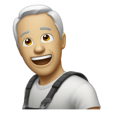 Almost dying of laughter sticker