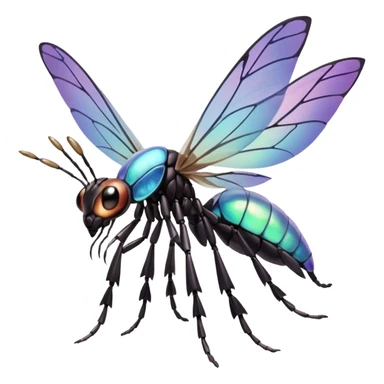 Elemental Bug-Fairy-type natural realistic elegant cool handsome beautiful pretty badass Pokémon-Fakémon-creature sticker