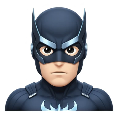 marvel character black bolt with black mask sticker