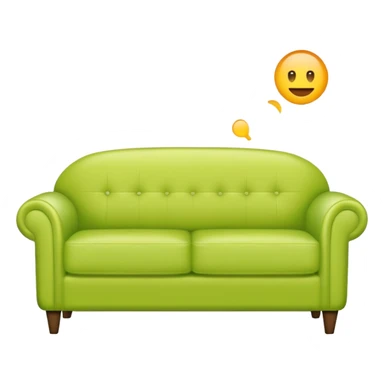 living room in ios emoji style

no TV, and make the couch a light green color sticker