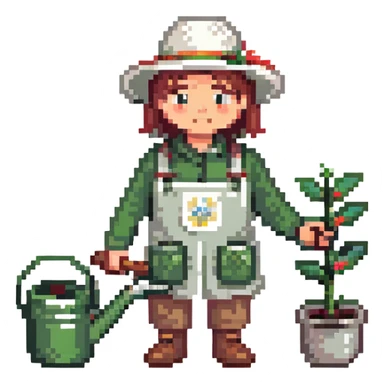 black gardener sticker