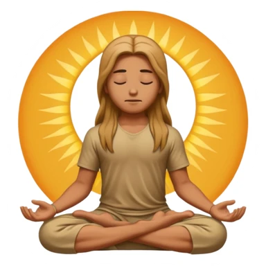 
Chill hippy meditating under sunlight.



























 sticker