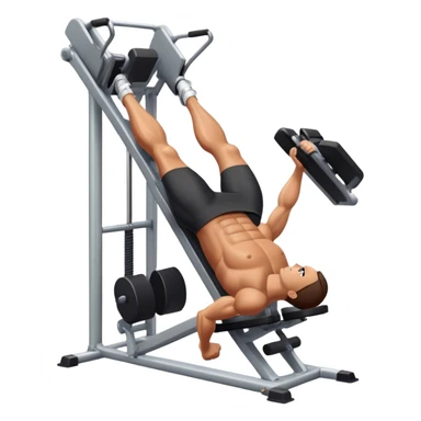 guy how to use a leg press machine sticker