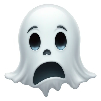 Ghost with funky reactions  sticker