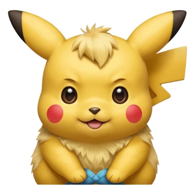 pikachu down syndroom sticker