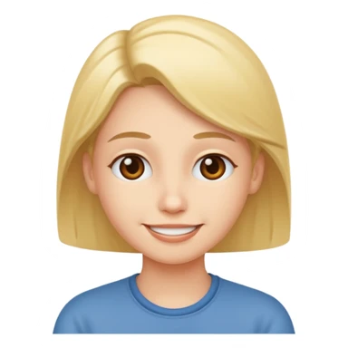 thinking with a smile sticker