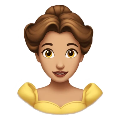 beauty and the beast belle sticker