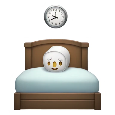 Bedtime clock  sticker