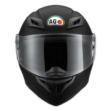 Casque moto AGV noir sticker