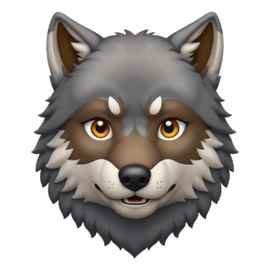 Wolf that is manly sticker