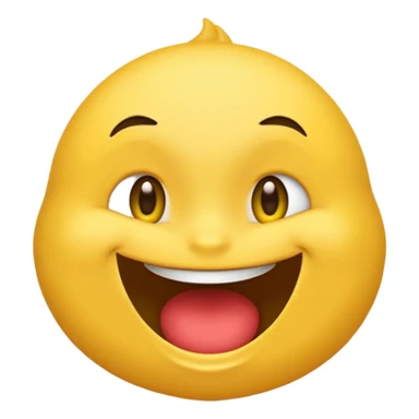 Un emoji heureux pouce en l’aire qui fait peur sticker