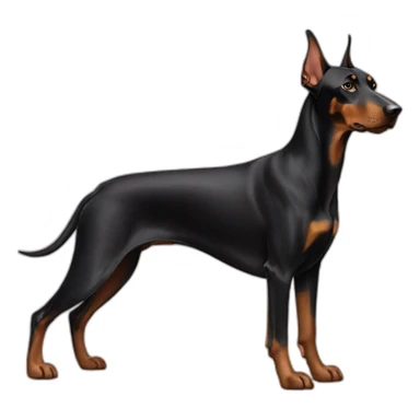 Two dobermans sticker