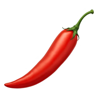 un piment rouge allongé sticker