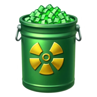 nuclear waste sticker