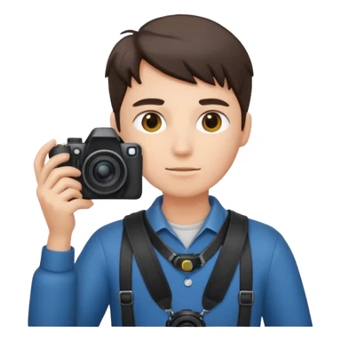 photographer facing away sticker