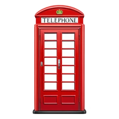 London telephone box sticker