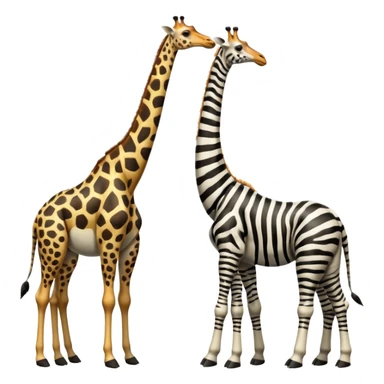 Zebra + Giraffe + Brachiosaurus = sticker