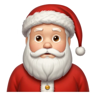 Very tired santa clause sticker