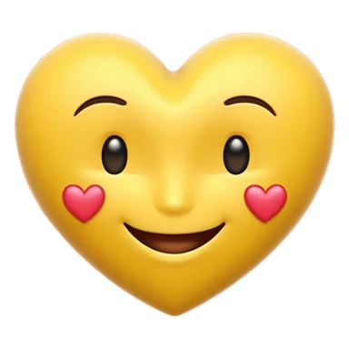 emoji amoureux en 3D ultra HD 4K sticker