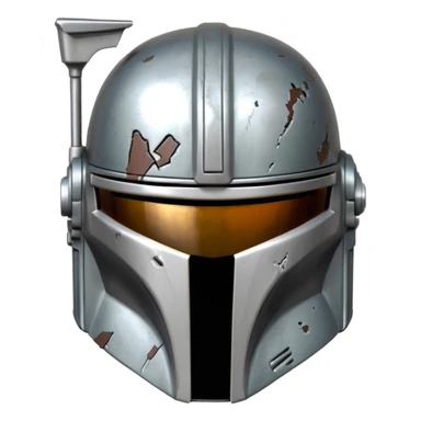 mandalorian helmet sticker
