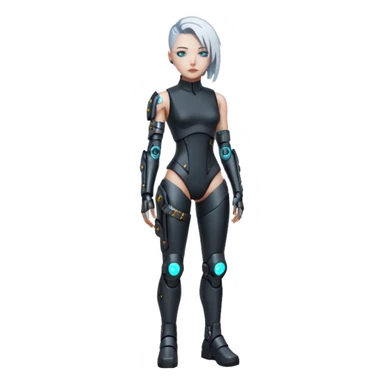 rebekka from cyberpunk edgerunners full height sticker