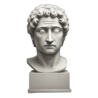 stoic statue sticker