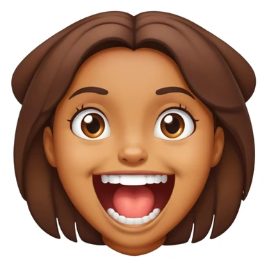 Brown girl with growling tummy sticker