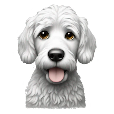 black and white doodle sticker