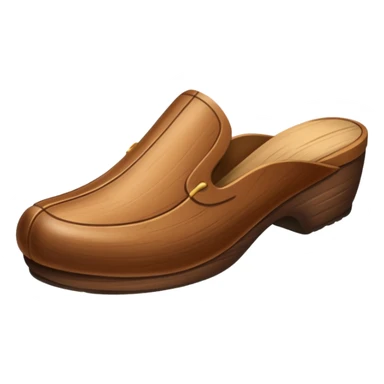wood slipper sticker
