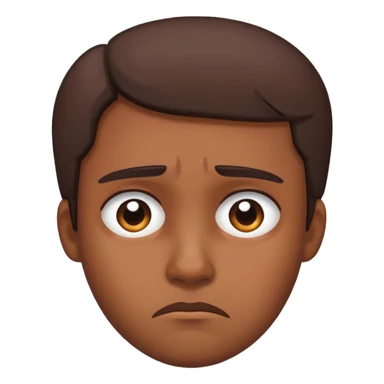 Sad tired annoyed sticker