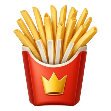 Porzione di patatine media (senza faccina) sticker