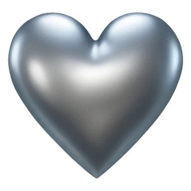 Titanium heart sticker