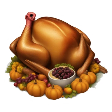 Turkey thanksgiving  sticker